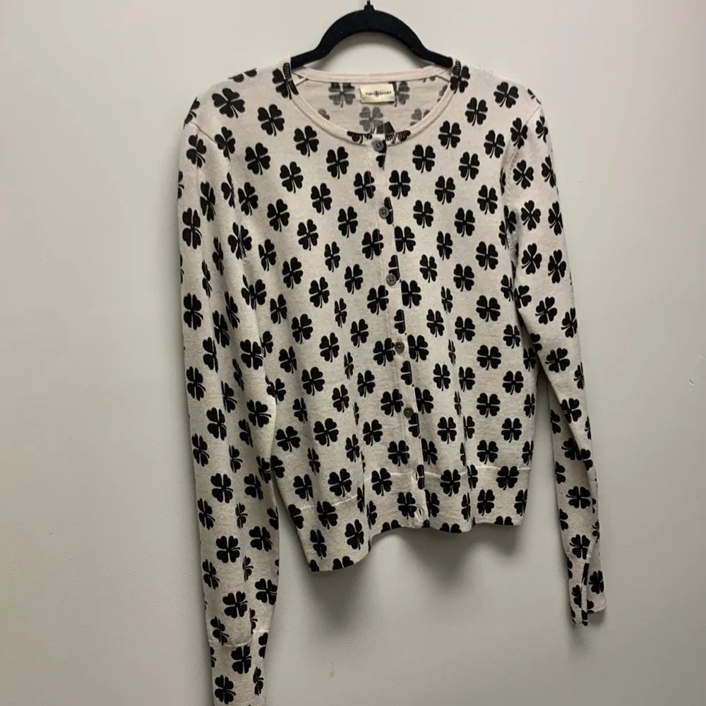 Tory Prunted Merino Sport sweater - Picture 3 of 8